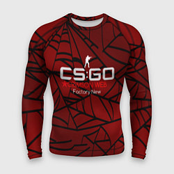 Мужской рашгард Cs:go - Crimson Web Style Factory New Кровавая пау