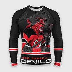 Рашгард мужской New Jersey Devils, цвет: 3D-принт