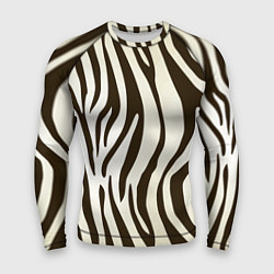 Рашгард мужской Шкура зебры, цвет: 3D-принт