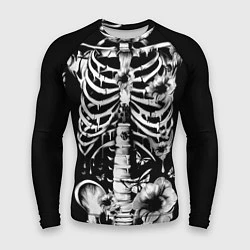 Мужской рашгард Floral Skeleton