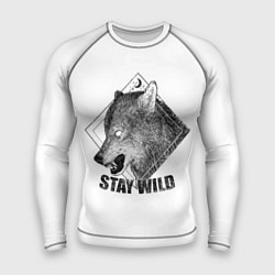 Рашгард мужской Stay Wild, цвет: 3D-принт