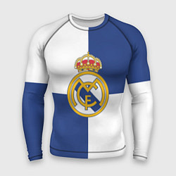 Рашгард мужской Real Madrid: Blue style, цвет: 3D-принт