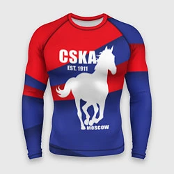 Рашгард мужской CSKA est. 1911, цвет: 3D-принт