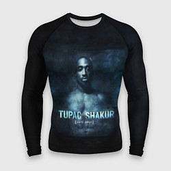 Рашгард мужской Tupac Shakur 1971-1996, цвет: 3D-принт