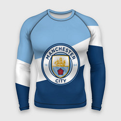 Рашгард мужской FC Manchester City: Colors, цвет: 3D-принт