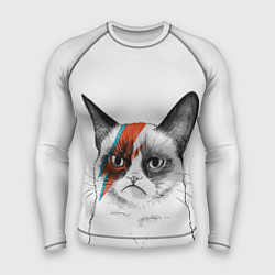 Мужской рашгард David Bowie: Grumpy cat