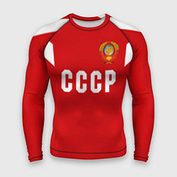 Рашгард мужской Сборная СССР 1988, цвет: 3D-принт
