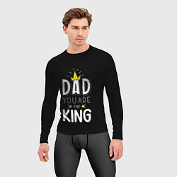 Рашгард мужской Dad you are the King, цвет: 3D-принт — фото 2