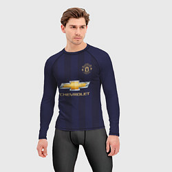 Рашгард мужской FC MU: Pogba Away 18/19, цвет: 3D-принт — фото 2