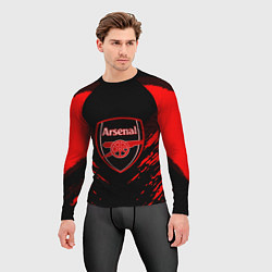 Рашгард мужской Arsenal FC: Sport Fashion, цвет: 3D-принт — фото 2