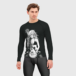 Рашгард мужской Рокерская душа, цвет: 3D-принт — фото 2