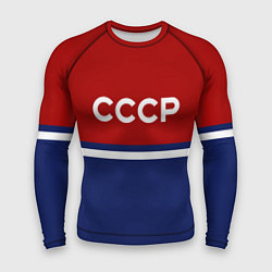 Рашгард мужской СССР: Спортсмен, цвет: 3D-принт