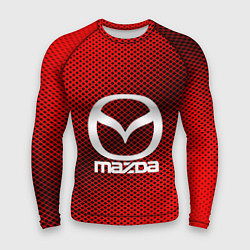Рашгард мужской Mazda: Red Carbon, цвет: 3D-принт