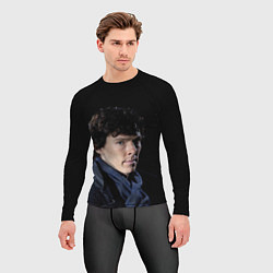 Рашгард мужской Sherlock, цвет: 3D-принт — фото 2