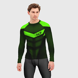 Рашгард мужской N7: Green Armor, цвет: 3D-принт — фото 2