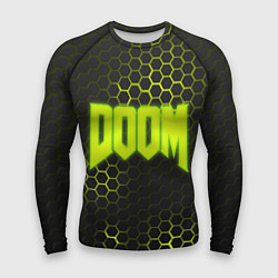 Рашгард мужской DOOM: Acid Green, цвет: 3D-принт