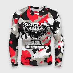 Мужской рашгард Khabib Nurmagomedov: Red Camo