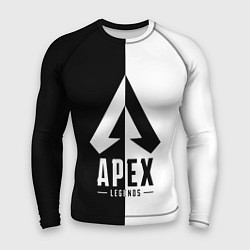 Рашгард мужской Apex Legends: Black & White, цвет: 3D-принт