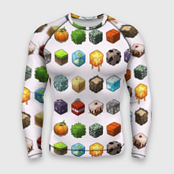 Рашгард мужской Minecraft Cubes, цвет: 3D-принт