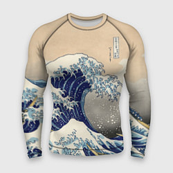 Мужской рашгард Kanagawa Wave Art