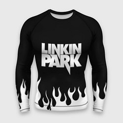 Мужской рашгард Linkin Park: Black Flame