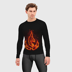 Рашгард мужской Fire, цвет: 3D-принт — фото 2