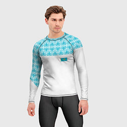 Рашгард мужской Казахстан Форма, цвет: 3D-принт — фото 2