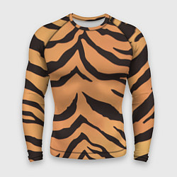 Рашгард мужской Тигриный камуфляж, цвет: 3D-принт