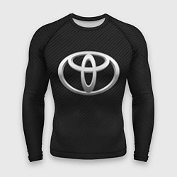 Рашгард мужской Toyota carbon, цвет: 3D-принт