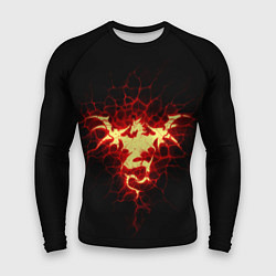 Рашгард мужской Огненный Дракон, цвет: 3D-принт