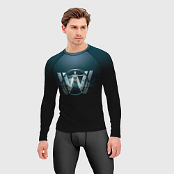 Рашгард мужской Westworld Logo, цвет: 3D-принт — фото 2