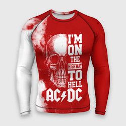 Рашгард мужской I'm on the highway to hell ACDC, цвет: 3D-принт