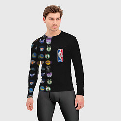 Рашгард мужской NBA Team Logos 2, цвет: 3D-принт — фото 2