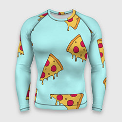 Рашгард мужской Ароматная пицца, цвет: 3D-принт
