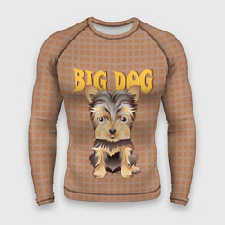 Рашгард мужской Большой пёс, цвет: 3D-принт