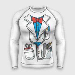 Рашгард мужской Докторский халат, цвет: 3D-принт