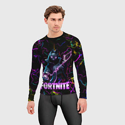 Рашгард мужской Fortnite Молнии, цвет: 3D-принт — фото 2