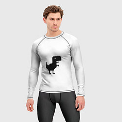 Рашгард мужской Google динозаврик, цвет: 3D-принт — фото 2