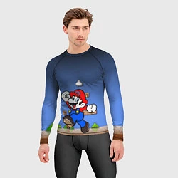 Рашгард мужской Mario, цвет: 3D-принт — фото 2