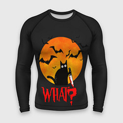 Мужской рашгард What Cat Halloween