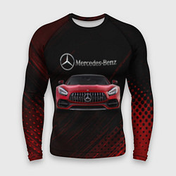 Рашгард мужской Mercedes Benz AMG, цвет: 3D-принт
