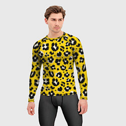 Рашгард мужской Леопард, цвет: 3D-принт — фото 2