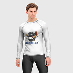 Рашгард мужской Хоккей, цвет: 3D-принт — фото 2
