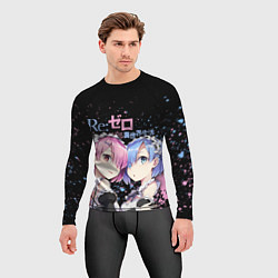 Рашгард мужской Re:Zero, Рам и Рем, цвет: 3D-принт — фото 2