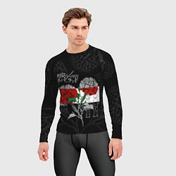 Рашгард мужской Обещанный Неверленд Цветы Вида, цвет: 3D-принт — фото 2