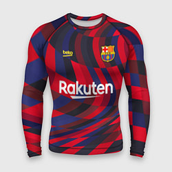 Рашгард мужской FC Barcelona La Liga Pre-Match 202122, цвет: 3D-принт