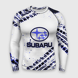 Рашгард мужской SUBARU, цвет: 3D-принт