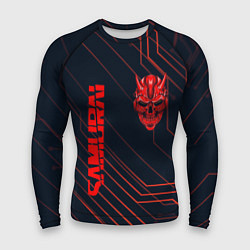 Мужской рашгард CYBERPUNK 2077 samurai