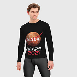Рашгард мужской NASA Perseverance, цвет: 3D-принт — фото 2