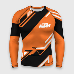 Рашгард мужской KTM КТМ SPORT, цвет: 3D-принт